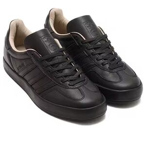 ADIDAS Men's Gazelle Indoor Lux Shoes (All Black) All Leather (Size 8M/ 9W) NWT